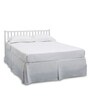 Solid Wood Cribs in White Colour with Convertible Bed