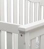 Farmhouse Solid Wood Cribs in White Colour with Convertible Bed