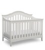 Farmhouse Solid Wood Cribs in White Colour with Convertible Bed