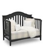 Farmhouse Solid Wood Crib in Grey Colour with Convertible Bed