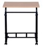 Delta Height Adjustable Portable Table in Beige Finish