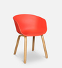 Delta Plastic Iconic Chair in Red Colour