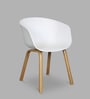 Delta Plastic Iconic Chair in White Colour