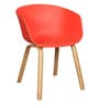 Delta Plastic Iconic Chair in Red Colour