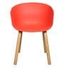 Delta Plastic Iconic Chair in Red Colour