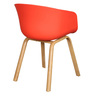Delta Plastic Iconic Chair in Red Colour