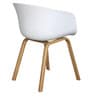 Delta Plastic Iconic Chair in White Colour