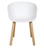 Delta Plastic Iconic Chair in White Colour