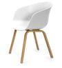 Delta Plastic Iconic Chair in White Colour