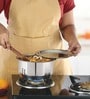 Deluxe Stainless Steel 1 Ltr Tope Induction Friendly, Impact Bonded Tri-ply Bottom with Steel Lid