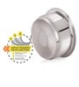 Deluxe Stainless Steel 1 Ltr Tope Induction Friendly, Impact Bonded Tri-ply Bottom with Steel Lid