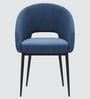 Den Dining Chair In Teal Blue Colour