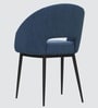 Den Dining Chair In Teal Blue Colour