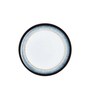 Denby Halo  Black & White Stoneware  4 Pcs Dinner Plate