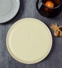 Denby Heritage  Light Yellow Stoneware  1 Pc Dinner Plate