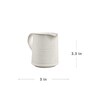 Denby White Canvas 200ml Stoneware Water Jug