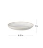 Denby Natural Canvas  White Stoneware  1 Pc Dinner Plate