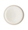Denby Natural Canvas  White Stoneware  1 Pc Dinner Plate
