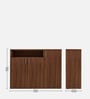 Denera Shoe Cabinet in Walnut Finish