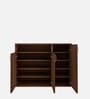 Denera Shoe Cabinet in Walnut Finish
