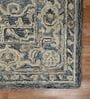 Grey Persian Viscose 8 ft x 10 ft Hand Tufted Carpet