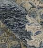 Grey Persian Viscose 8 ft x 10 ft Hand Tufted Carpet