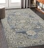 Grey Persian Viscose 5 ft x 7 ft Hand Tufted Carpet