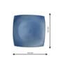Denim Square Ceramic Serving Platter