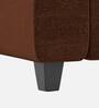 Denmark Fabric 1 Seater Sofa in Coffee Brown Colour