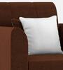 Denmark Fabric 1 Seater Sofa in Coffee Brown Colour