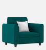 Denmark Fabric 1 Seater Sofa in Sea Green Colour