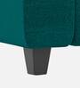 Denmark Fabric 1 Seater Sofa in Sea Green Colour