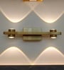 Denver 12W Up & Down Picture Mirror Light Gold Body Warm White LED Bathroom Vanity Wall Light for Home