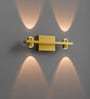 Denver 12W Up & Down Picture Mirror Light Gold Body Warm White LED Bathroom Vanity Wall Light for Home