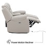 Denver American Power Motion Recliner 3 Seater In Beige Colour