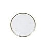 Denver Metal Nest Of Table In White & Gold Colour