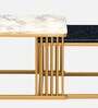 Denver Marble Nest Of Tables in Gold Finish