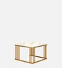 Denver Marble Nest Of Tables in Gold Finish