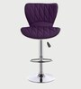 Denver Revolving Bar Stool in Purple