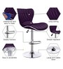 Denver Revolving Bar Stool in Purple