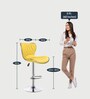Denver Revolving Bar Stool in Yellow