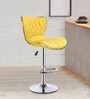 Denver Revolving Bar Stool in Yellow