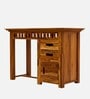 Denver Writing Table In Natural Teak Finish