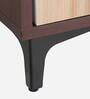 Denzel Coffee Table In Brown & Teak Finish with Drawers