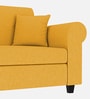 Derado Fabric 1 Seater Sofa in Bold Yellow Colour