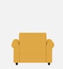 Derado Fabric 1 Seater Sofa in Bold Yellow Colour