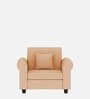 Derado Fabric 1 Seater Sofa in Cosmic Beige Colour