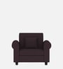 Derado Fabric 1 Seater Sofa in Cara Brown Colour