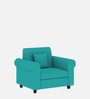 Derado Fabric 1 Seater Sofa in Sea Green Colour