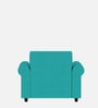 Derado Fabric 1 Seater Sofa in Sea Green Colour